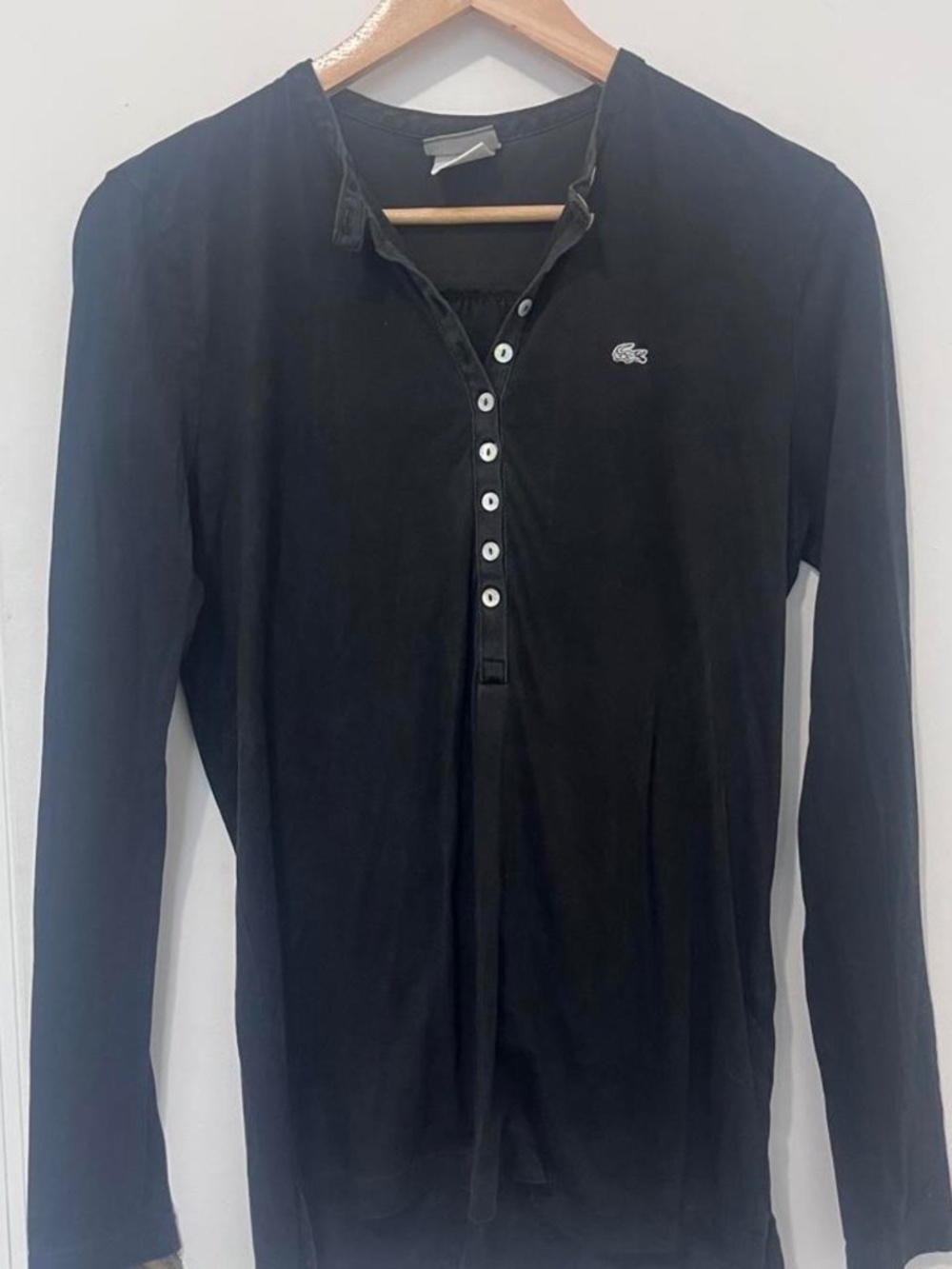 Vintage Lacoste Henley Size 42 Made in France